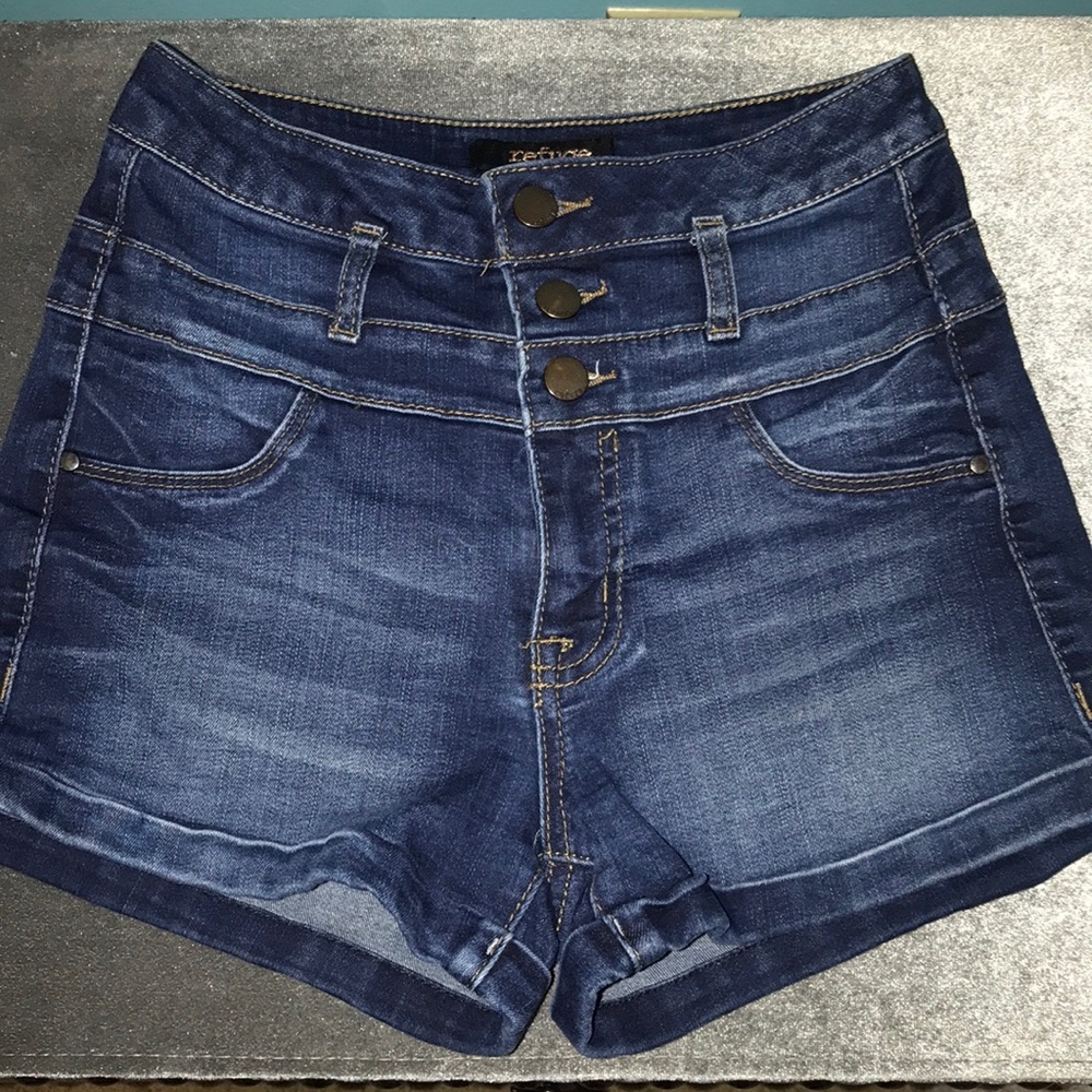 Denim shorts